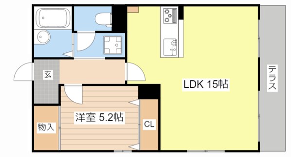 コーポINの物件間取画像